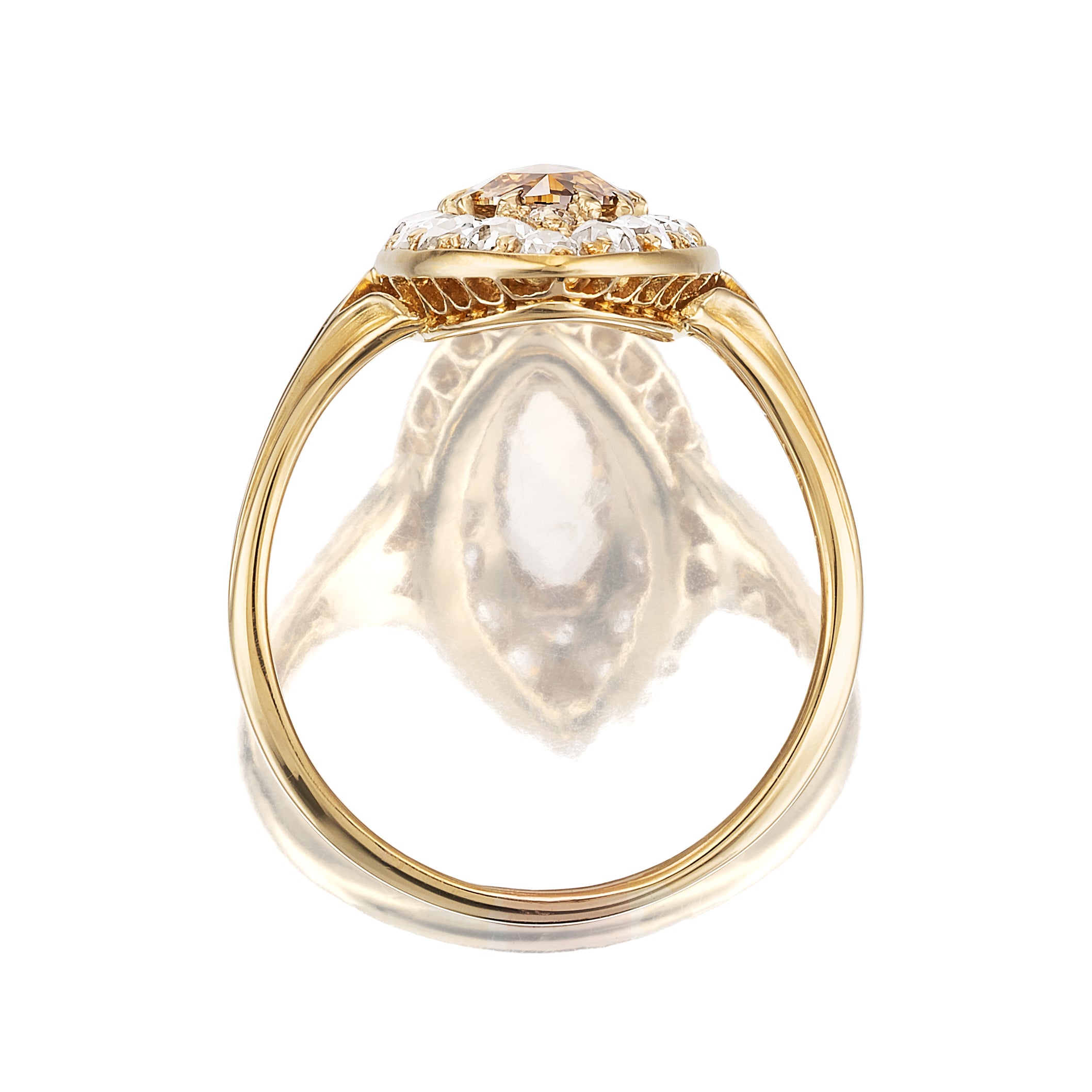 FANCY color SI-I clarity diamond Rings