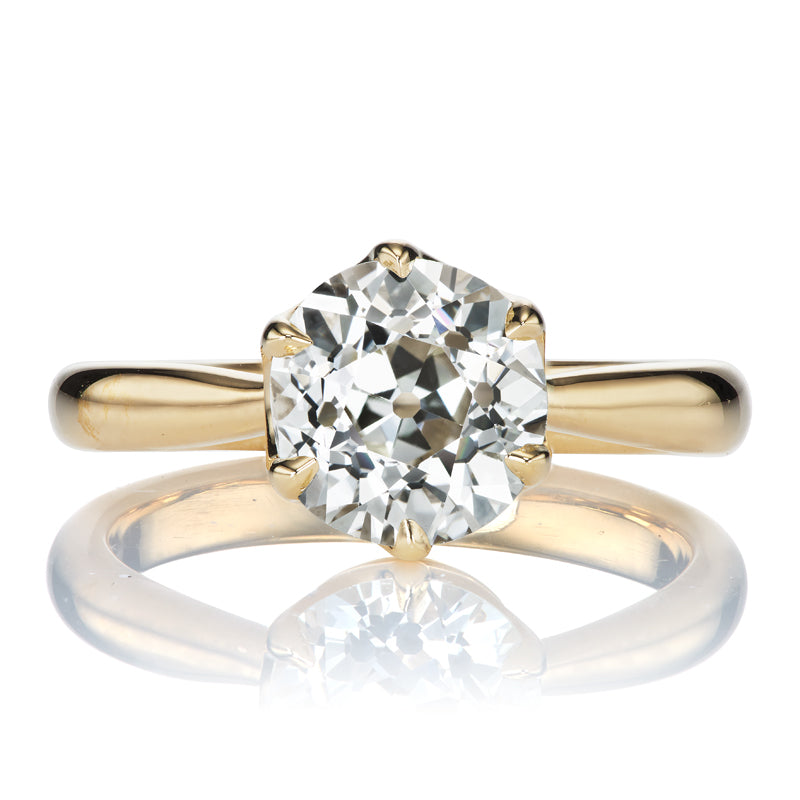 Classically Chic 2.15ct Old European Diamond Ring