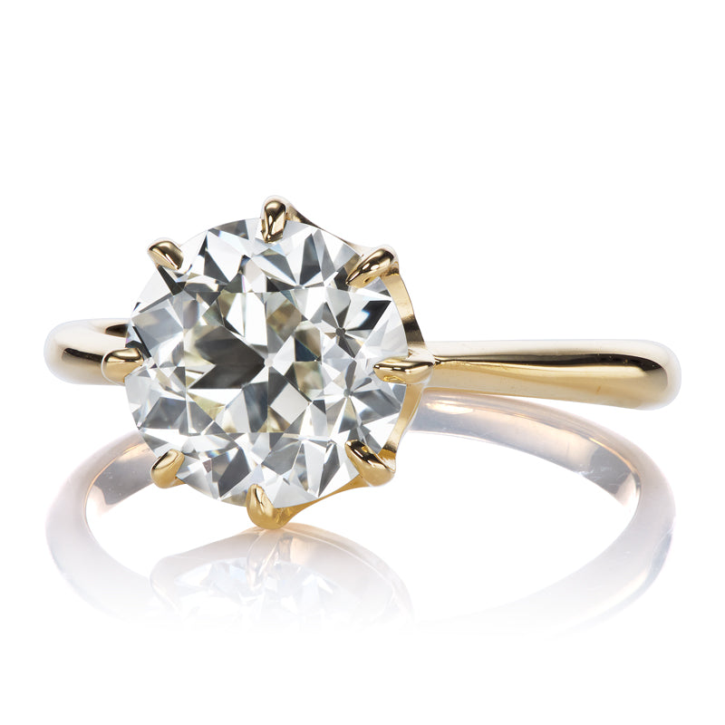 2.54ct Transitional Cut Diamond diamond engagement ring
