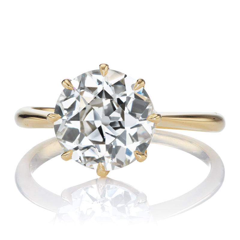 2.95ct Old European Cut Diamond diamond engagement ring