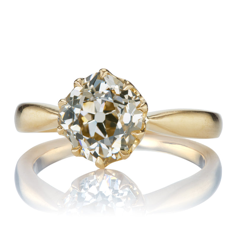 2.01ct old mine cut diamond diamond