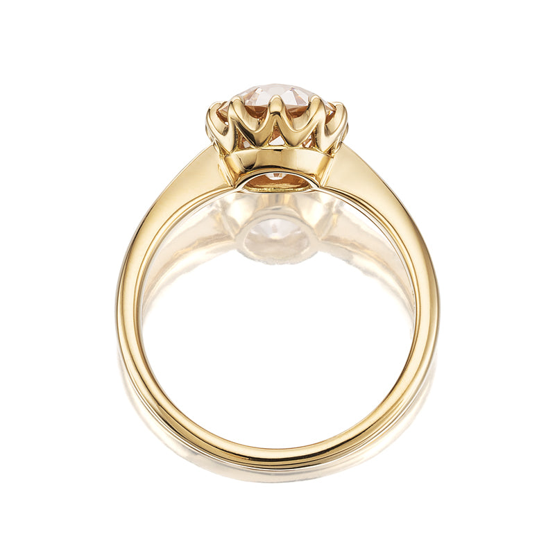 M-Z color SI-I clarity diamond Rings