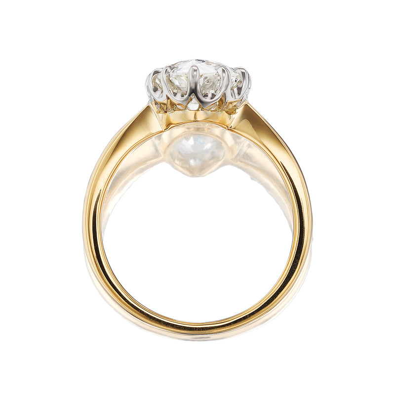 J-K-L color SI-I clarity diamond Rings