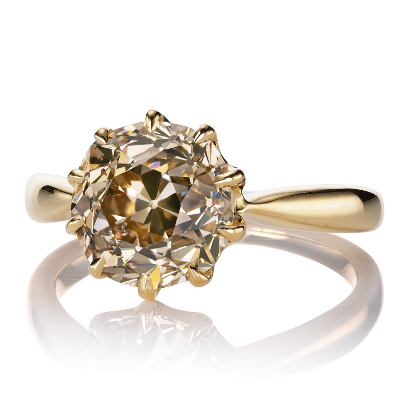 AB MADE diamond engagement ring