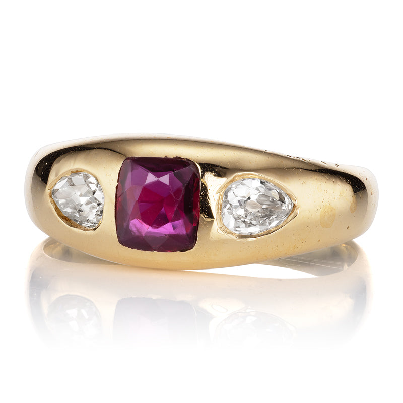 gemstones vintage engagement ring