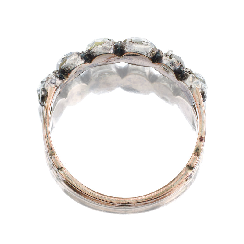 Antique Rose Cut Ring diamond engagement ring