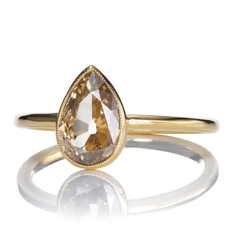 1.05ct Pear Cut Diamonds diamond engagement ring