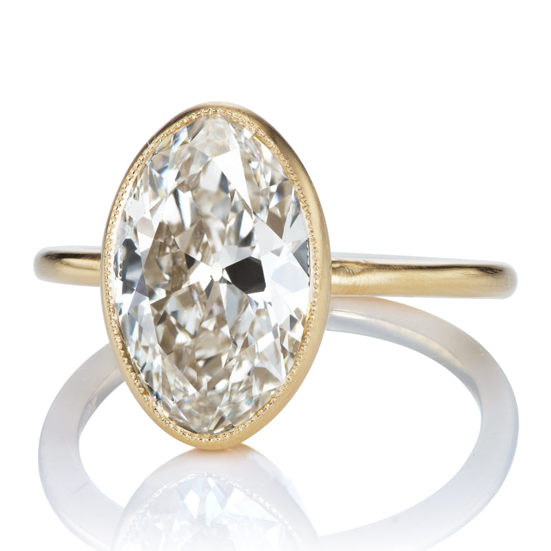 3-4 Carats vintage engagement ring