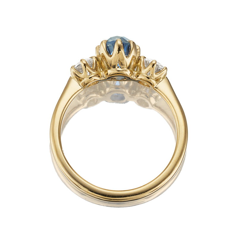 1-2 Carats gemstones vintage engagement ring