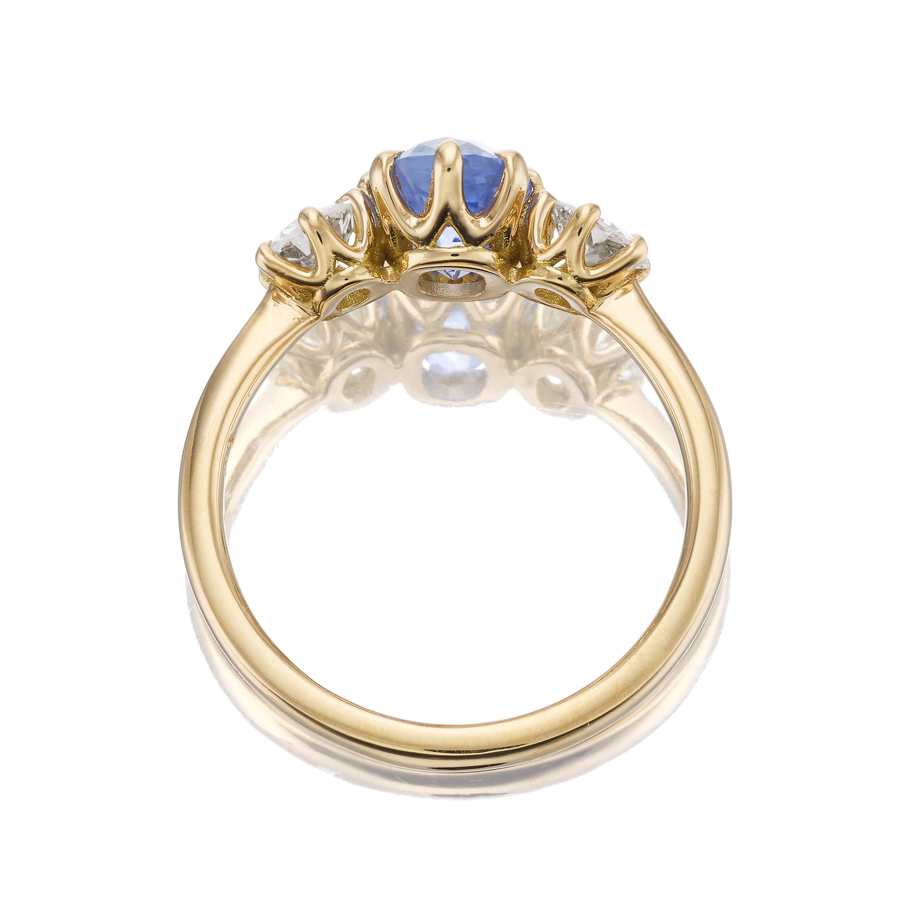 1-2 Carats gemstones vintage engagement ring