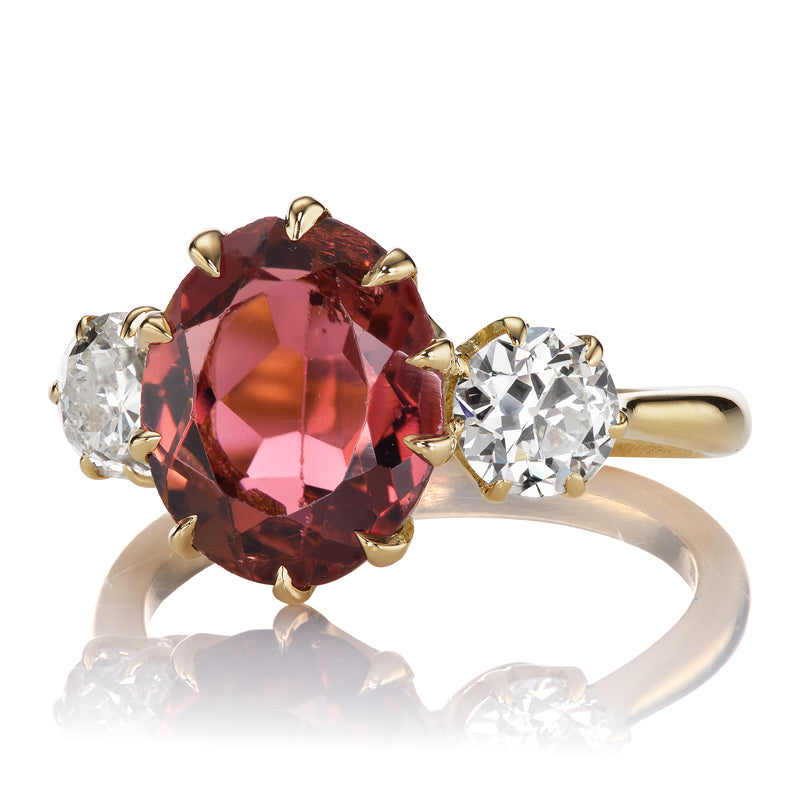 3-4 Carats gemstones vintage engagement ring