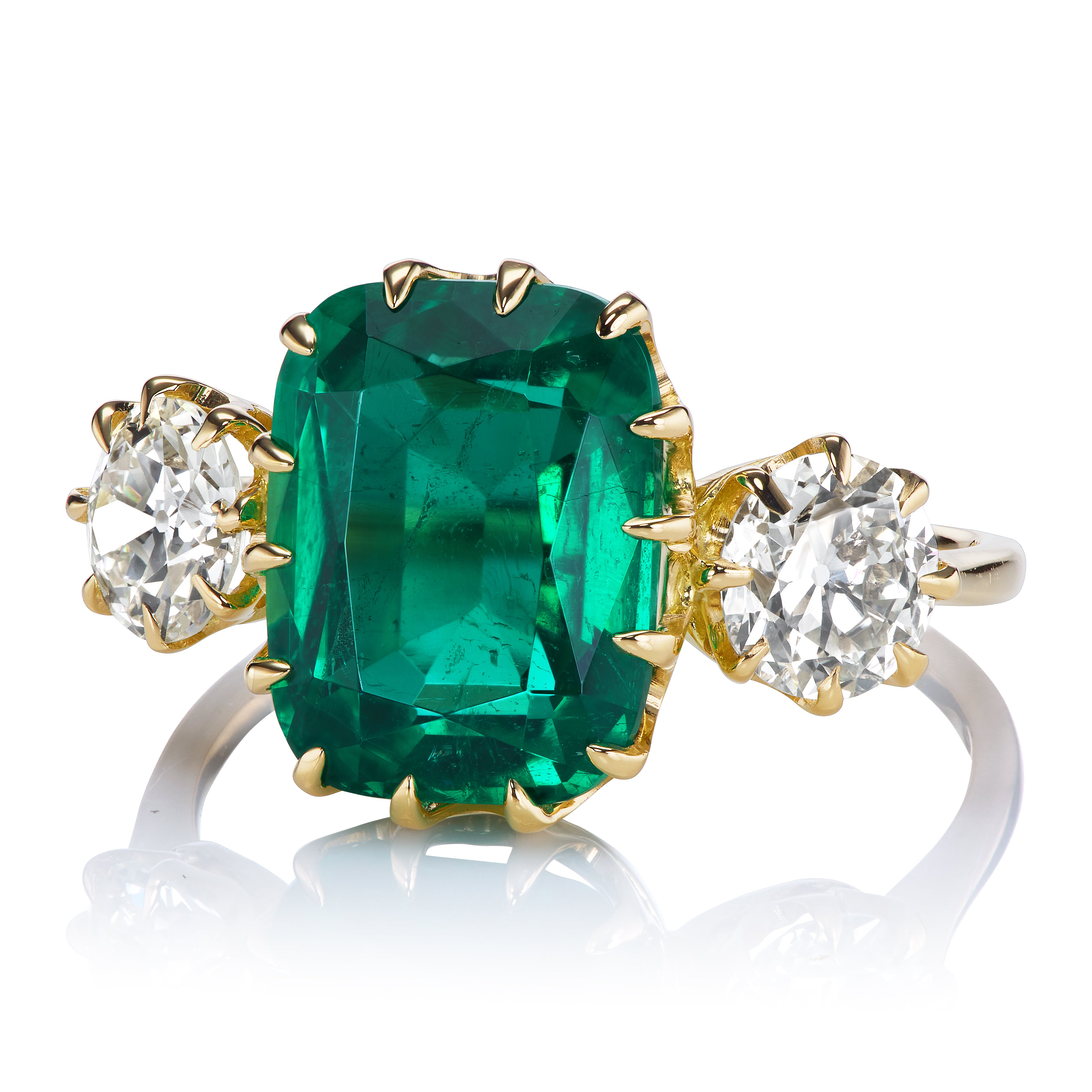 3-4 Carats gemstones vintage engagement ring