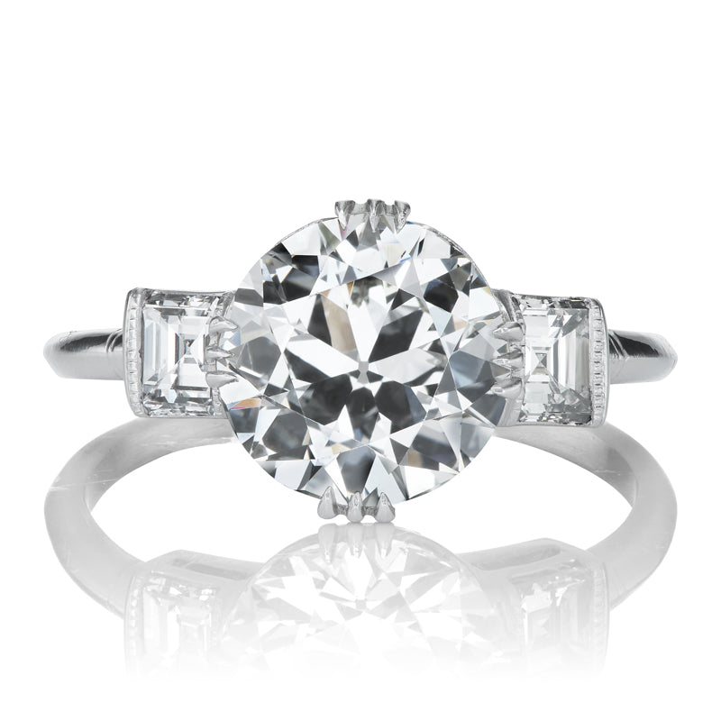 2-carat Transitional Cut Diamond in Platinum Setting
