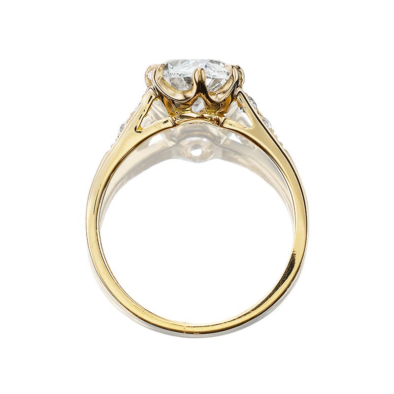 2-3 Carats vintage engagement ring