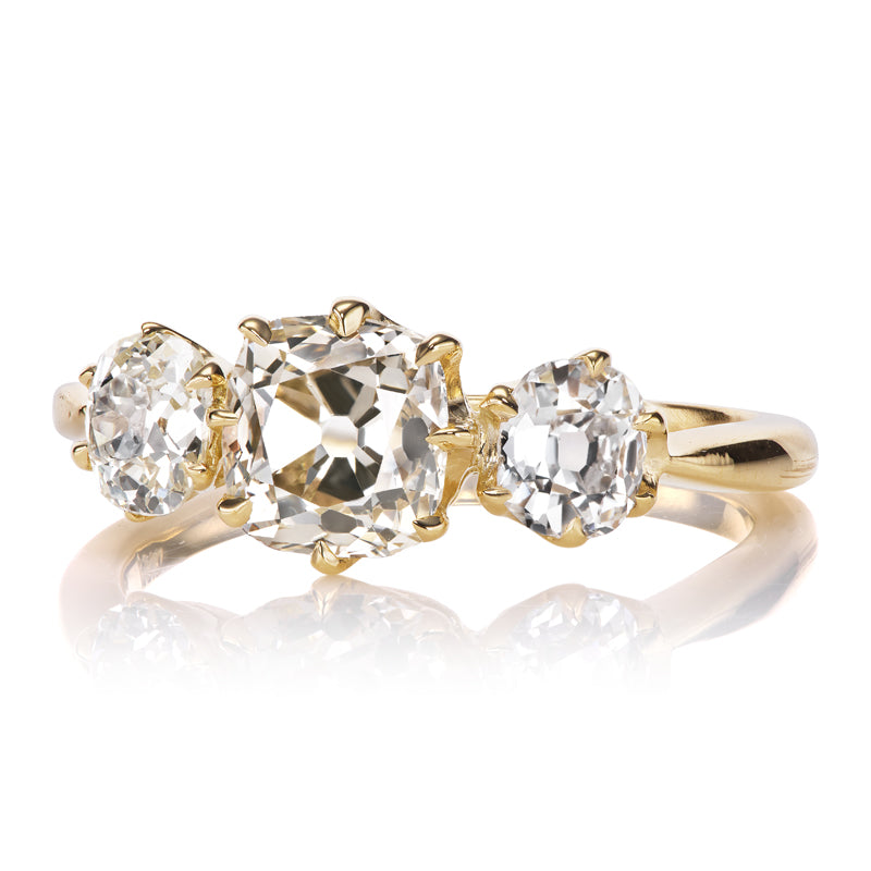 1.19ct Old Mine Cut Diamond diamond engagement ring