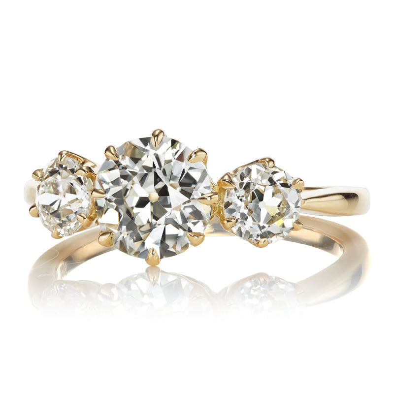 1.25ct Old European Cut Diamond diamond engagement ring