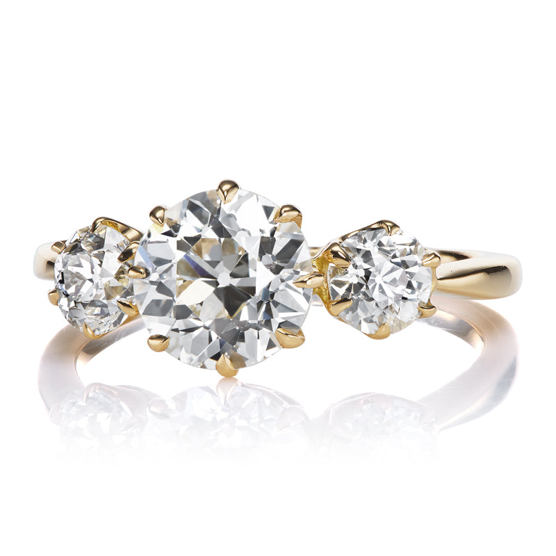 1.63ct Transitional Cut Diamond diamond engagement ring