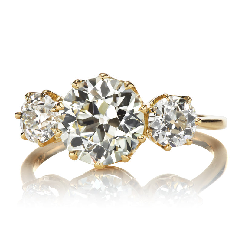 2.03ct Transitional Cut Diamond diamond engagement ring