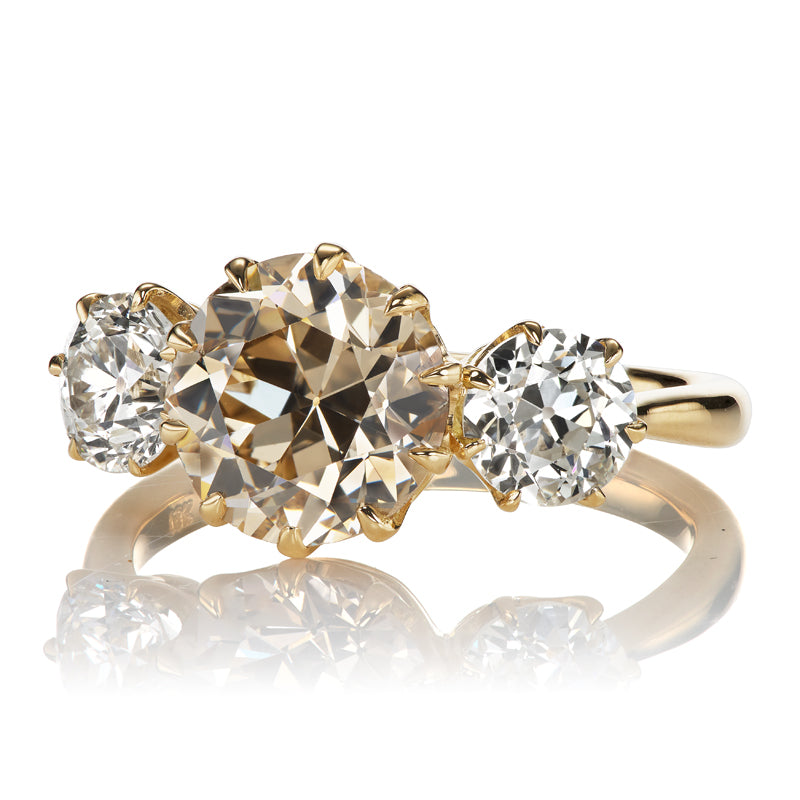 2.42ct Transitional Cut Diamond diamond engagement ring