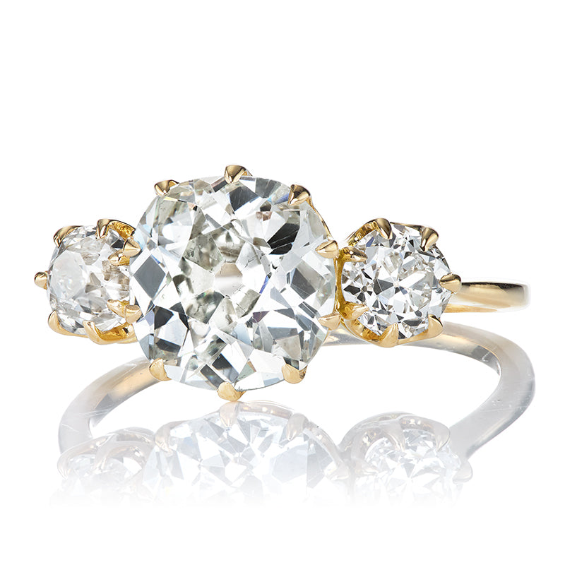 2.47ct old mine cut diamond diamond