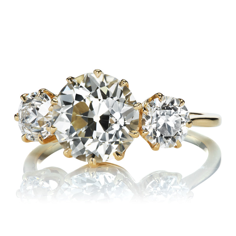 2.58ct Old European Cut Diamond diamond engagement ring