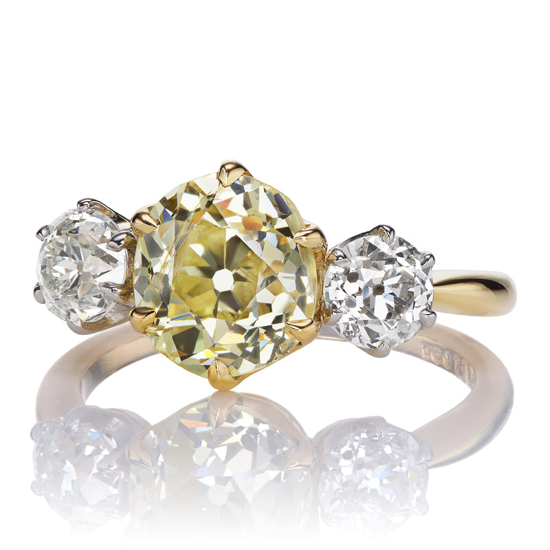 2.79ct Old European Cut Diamond diamond engagement ring