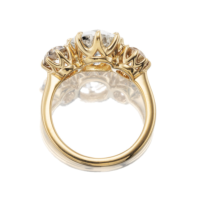 J-K-L color SI-I clarity diamond Rings