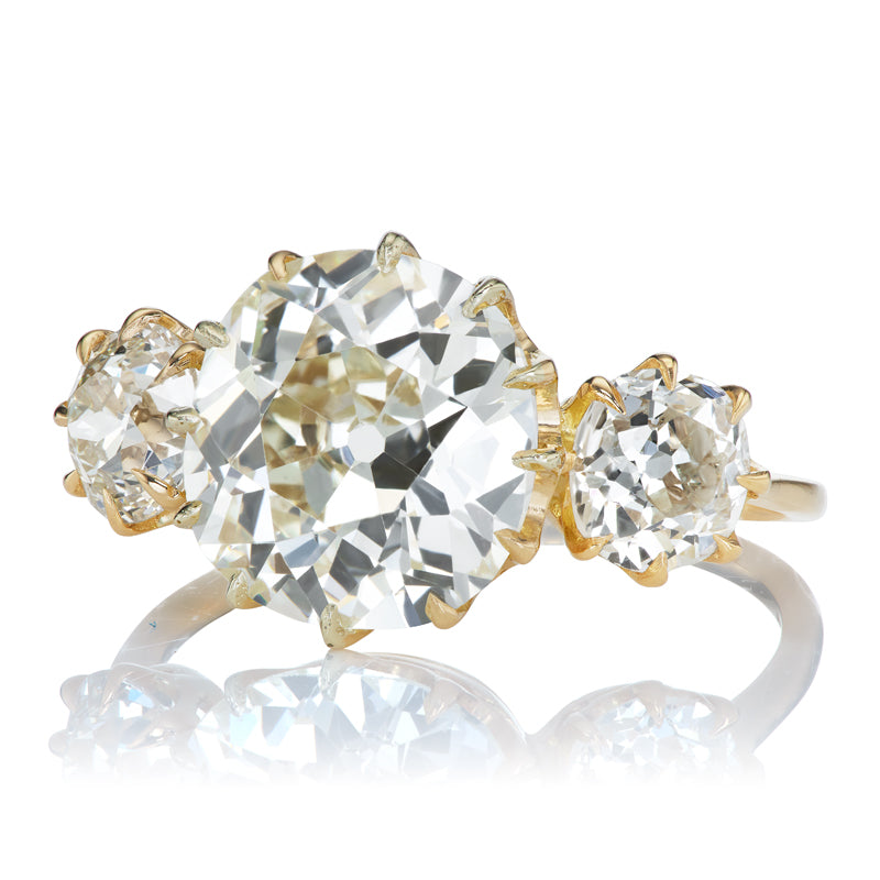 3.68ct Old Mine Cut Diamond diamond