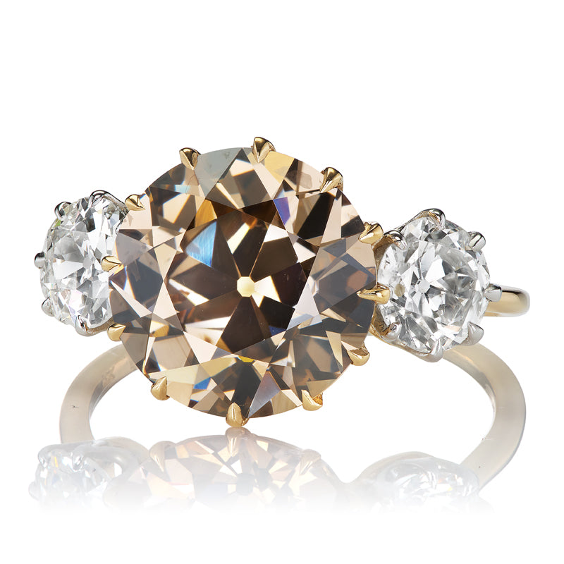 5.37ct Old Euopean Cut Diamond diamond engagement ring