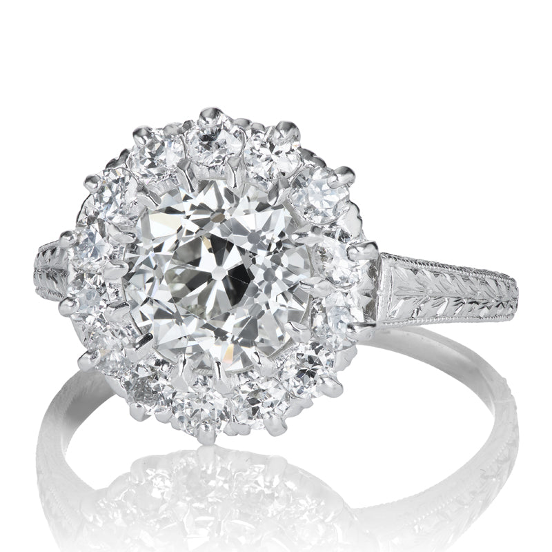 2.02ct Old European Cut Diamond diamond engagement ring