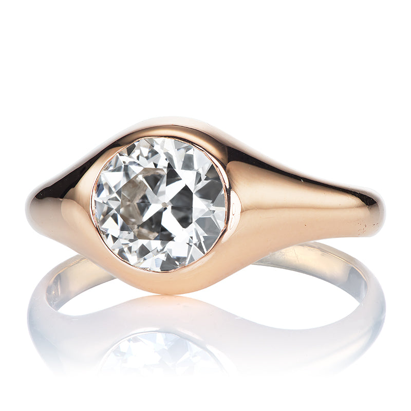 1.26ct Transitional Cut Diamond diamond engagement ring