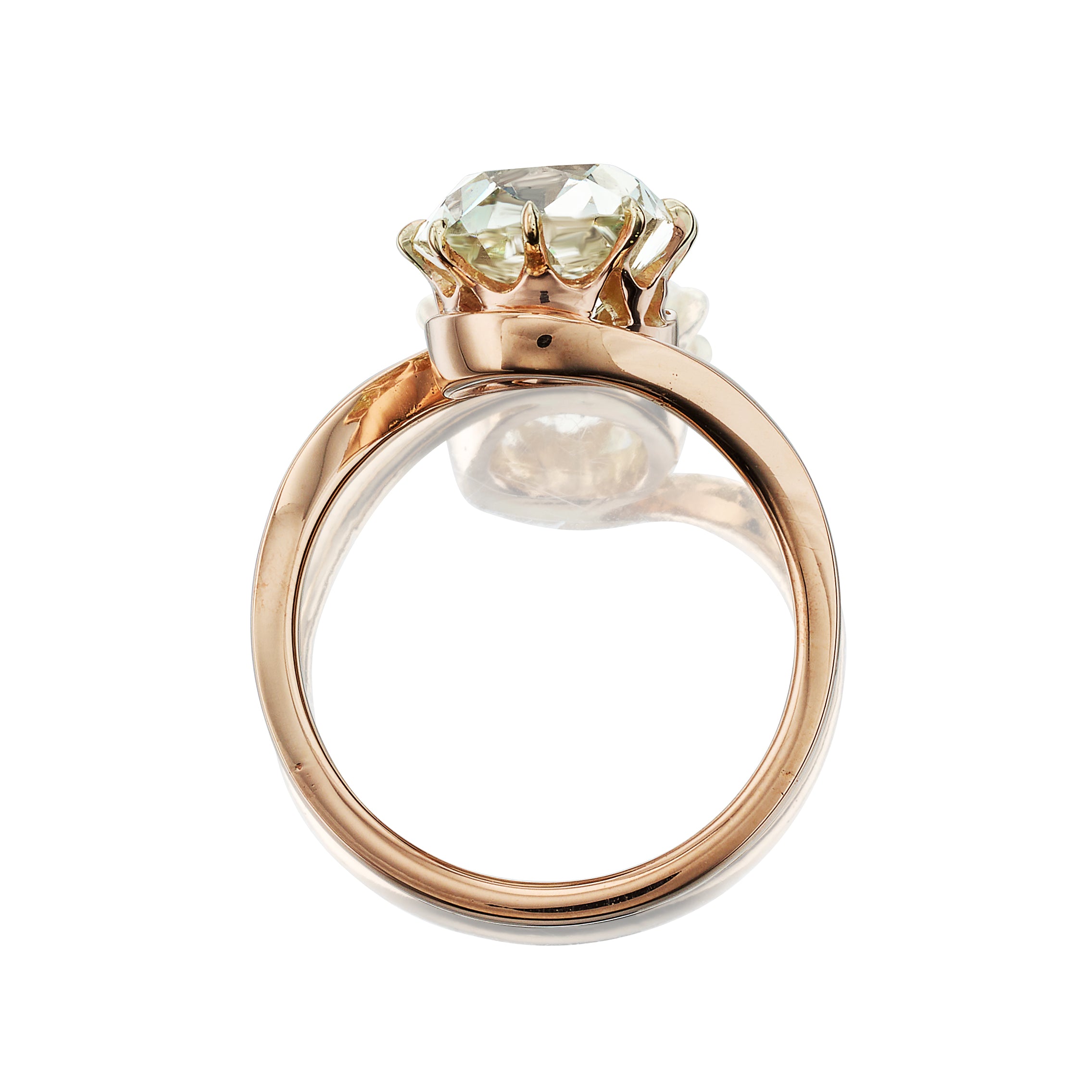 3-4 Carats vintage engagement ring