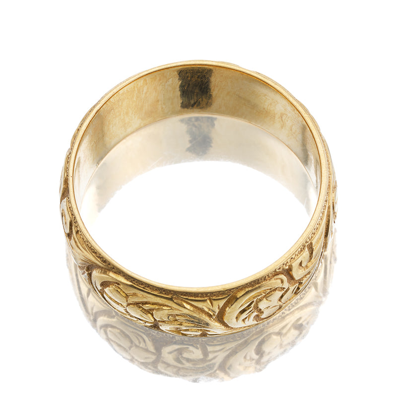 Antique Victorian Yellow Gold Band