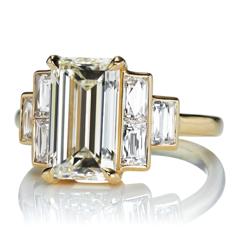 3-4 Carats vintage engagement ring