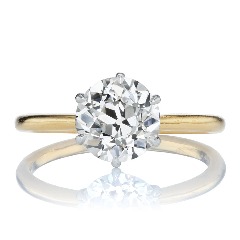 Vintage Tiffany & Co Old European Cut Diamond Engagement Ring