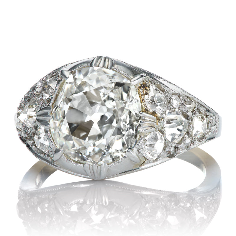 2.57ct old mine cut diamond