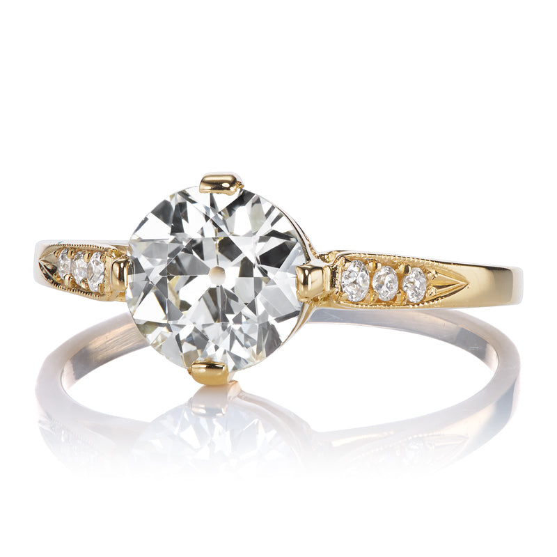 1.26ct old European cut diamond diamond engagement ring