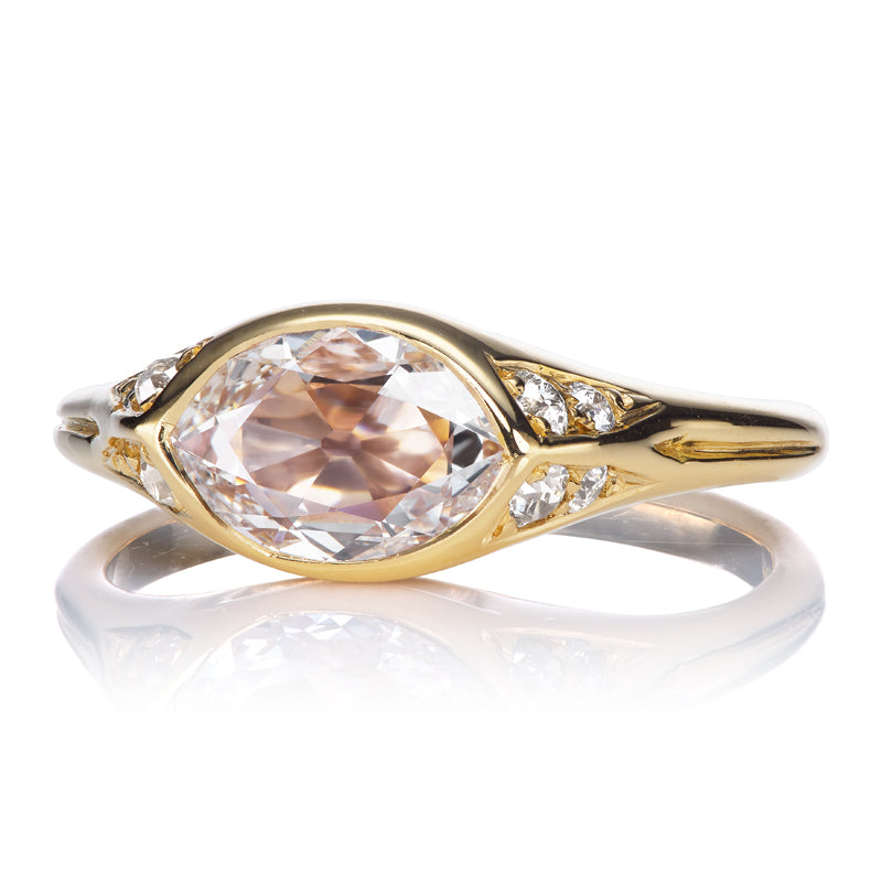 0.74ct marquise cut diamond diamond