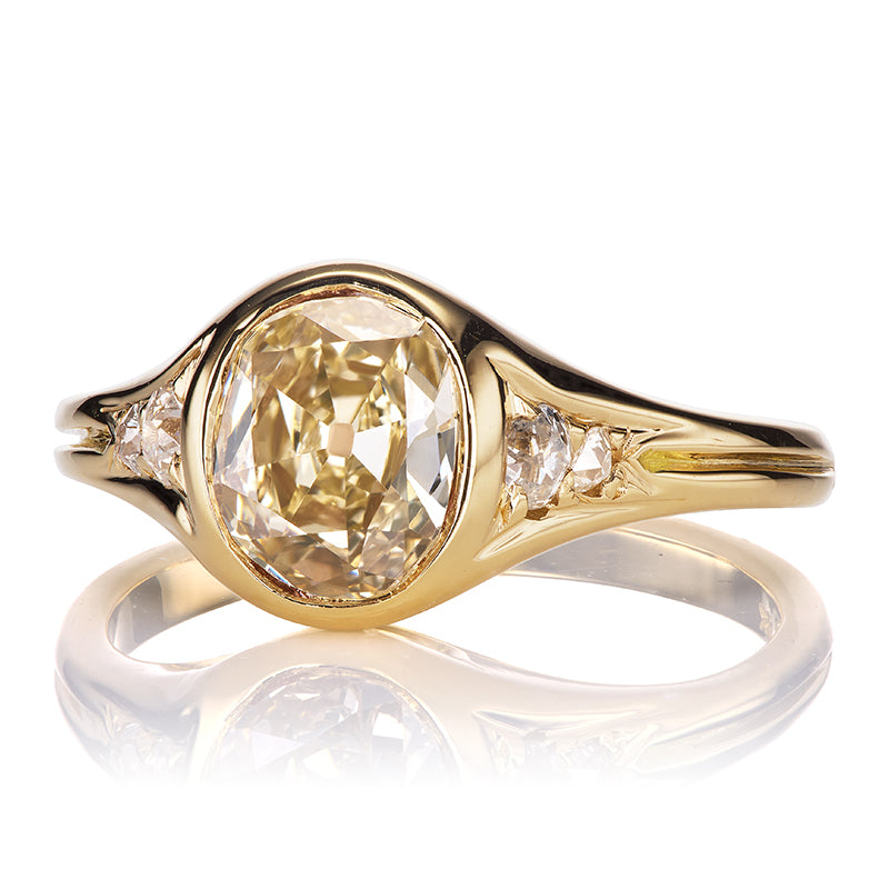 1.05ct Old Mine Cut Diamond diamond engagement ring