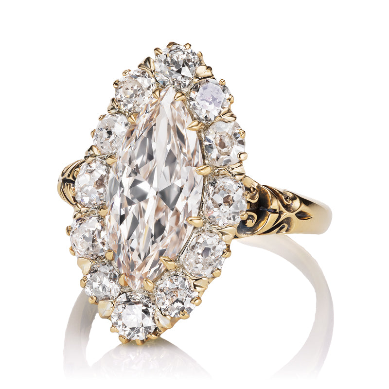 2-3 Carats vintage engagement ring