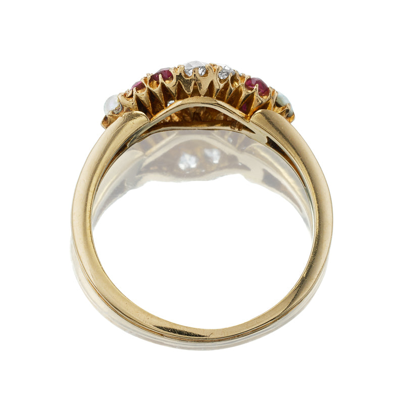 gemstones vintage engagement ring