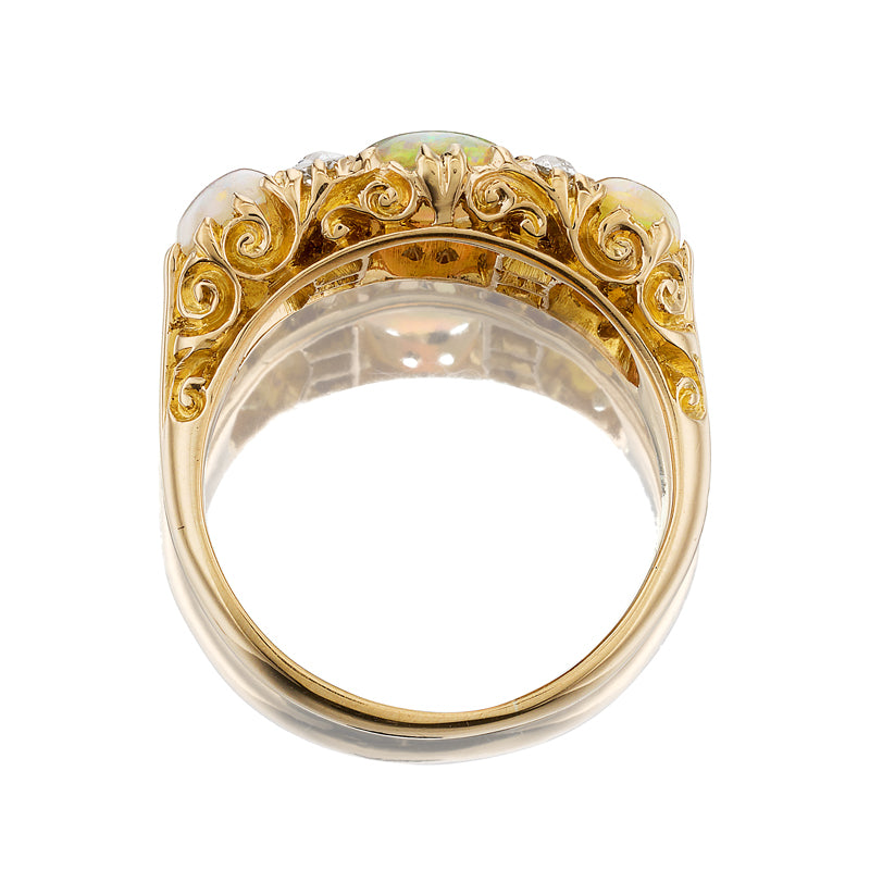 gemstones vintage engagement ring