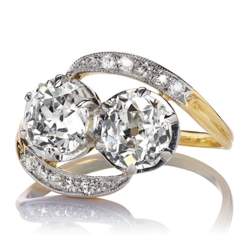 Toi et Moi Ring diamond engagement ring