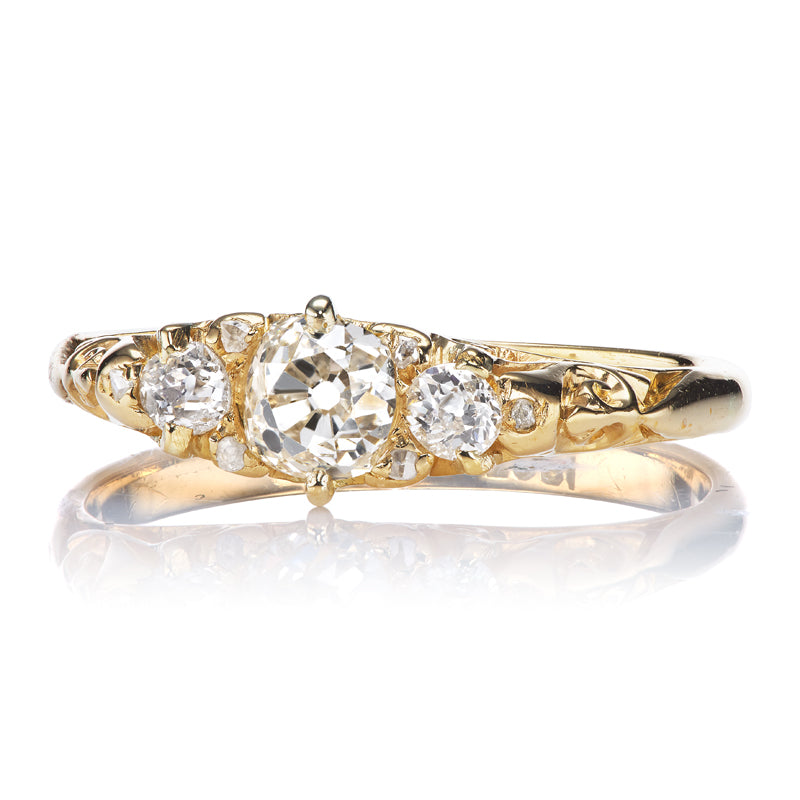 ANTIQUE diamond engagement ring