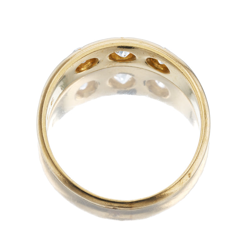 Antique Diamond Gypsy Ring diamond engagement ring