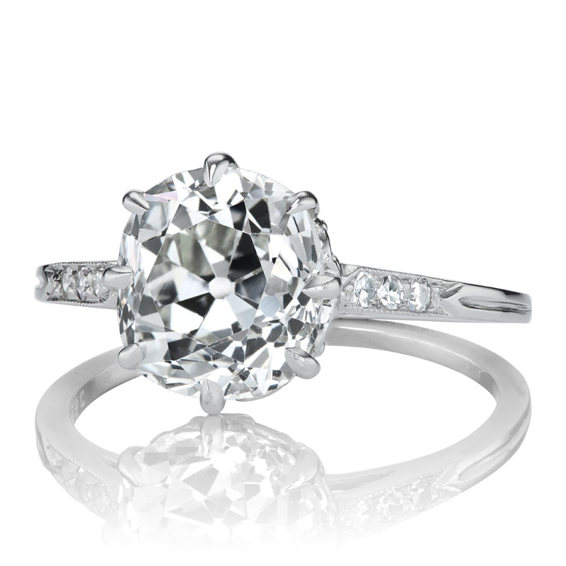 2.93ct old mine cut diamond diamond