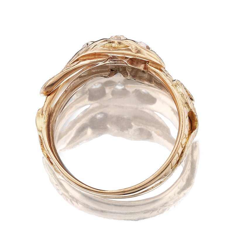 M-Z color SI-I clarity diamond Rings