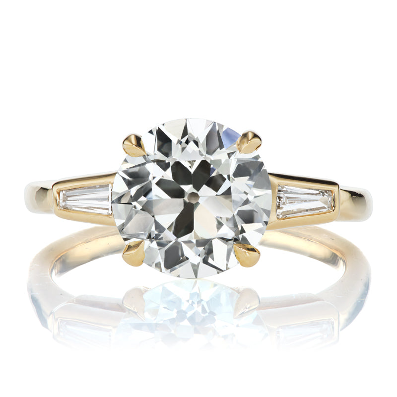 2.79ct Transitional Cut Diamond with Amazing Faceting