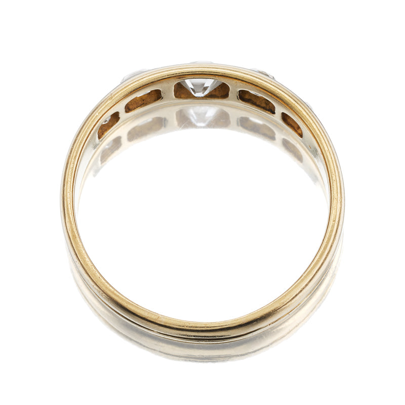 Antique Diamond Gypsy Ring diamond engagement ring