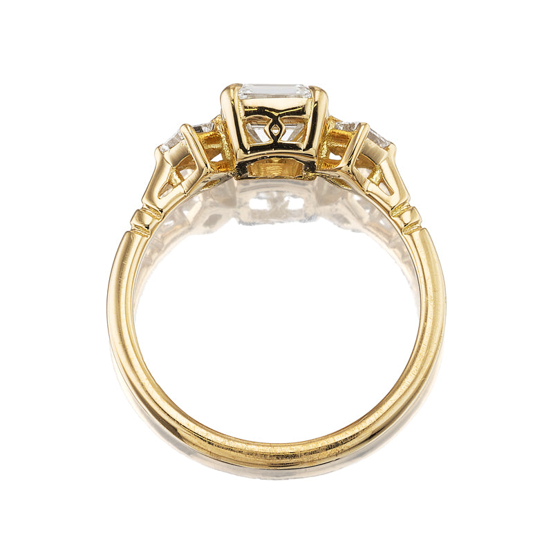 M-Z color SI-I clarity diamond Rings